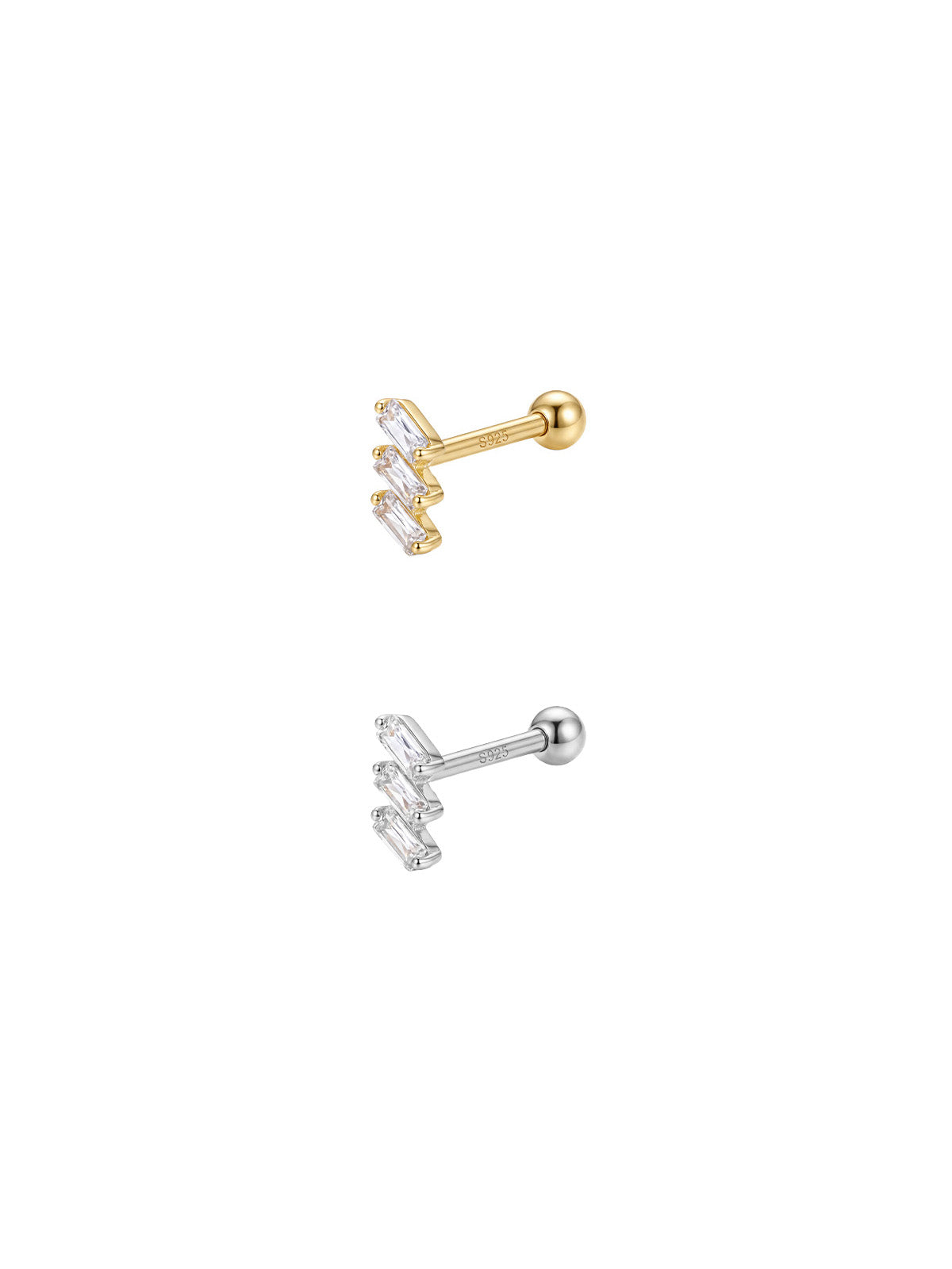 Archive Baguette Cascade Piercing