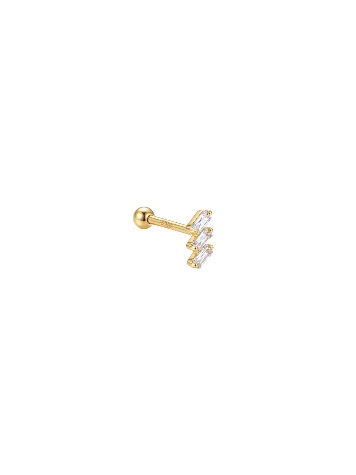 Archive Baguette Cascade Piercing