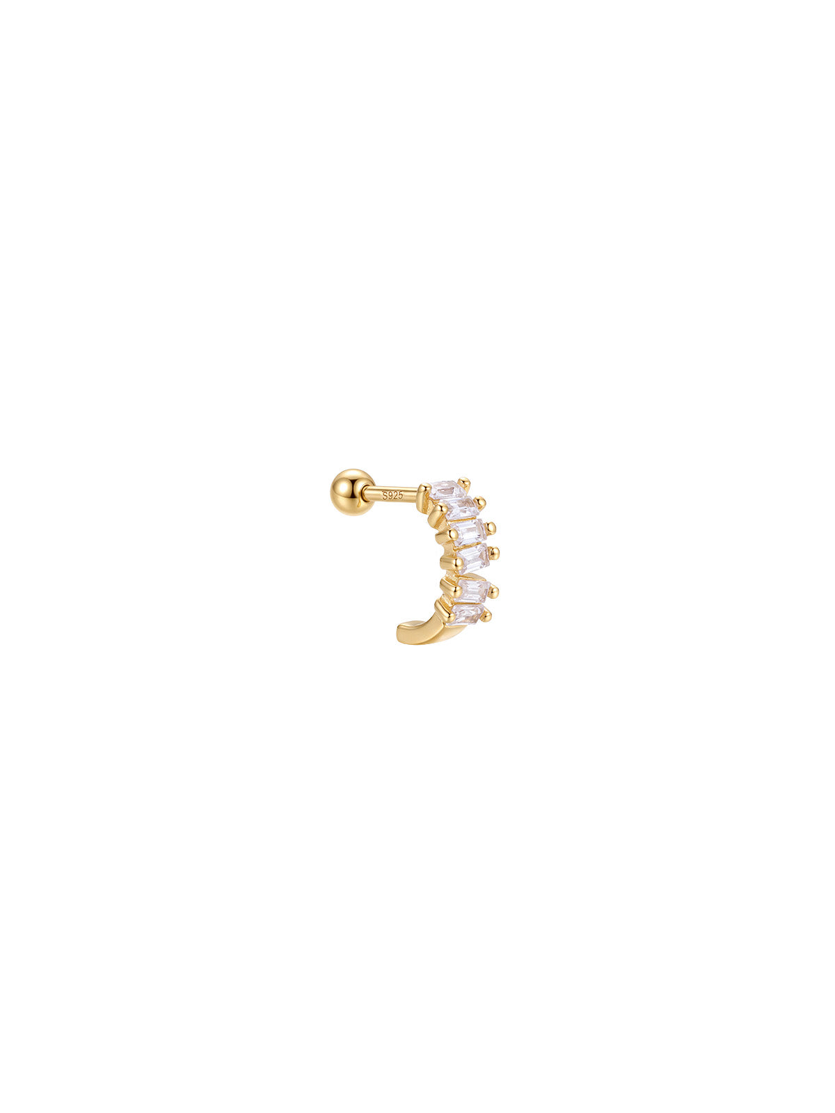 Archive Baguette Curve Piercing