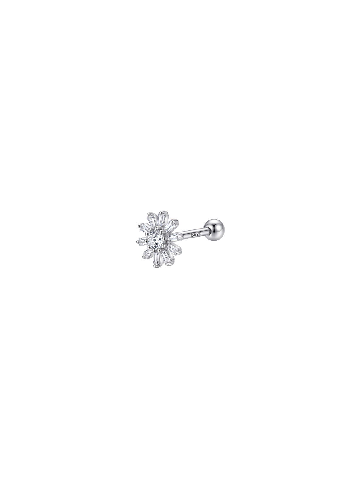 Archive Baguette Flower Piercing