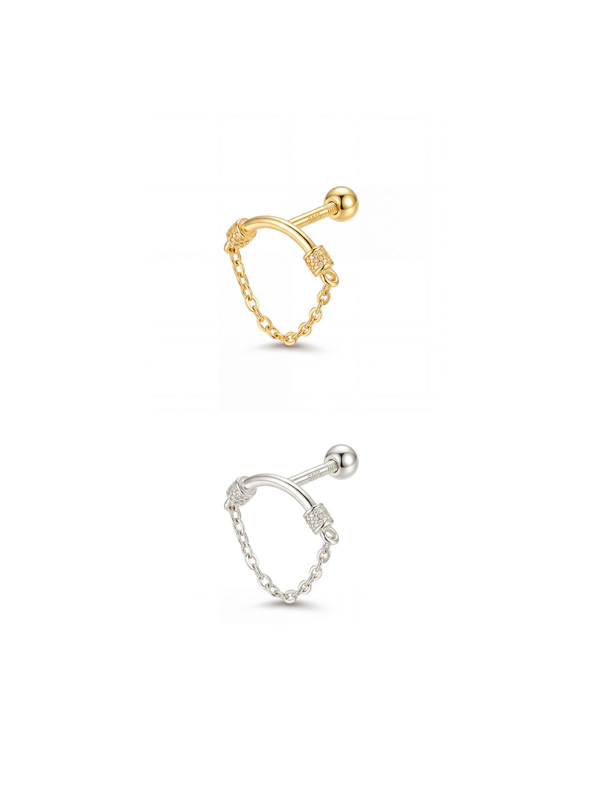 Archive Chain Arc Piercing