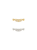 Archive Crisscross Arc Piercing
