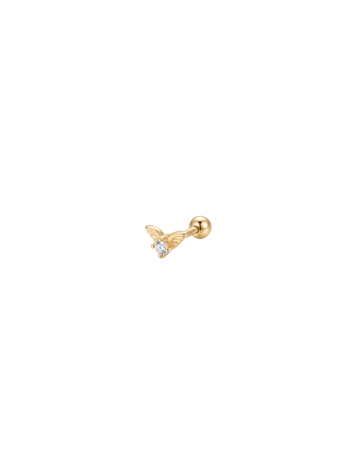 Archive Crystal Angel Wings Piercing