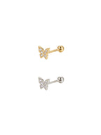 Archive Crystal Butterfly Piercing