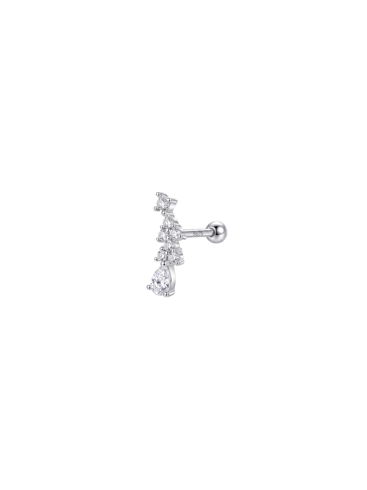 Archive Crystal Cascade Piercing