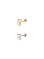 Archive Crystal Cat Piercing