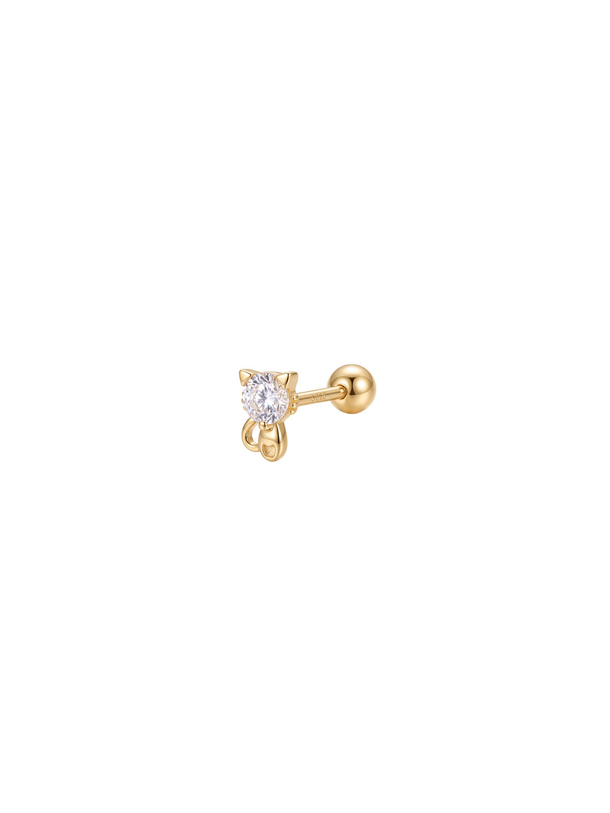 Archive Crystal Cat Piercing