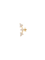 Archive Crystal Clover Arc Piercing