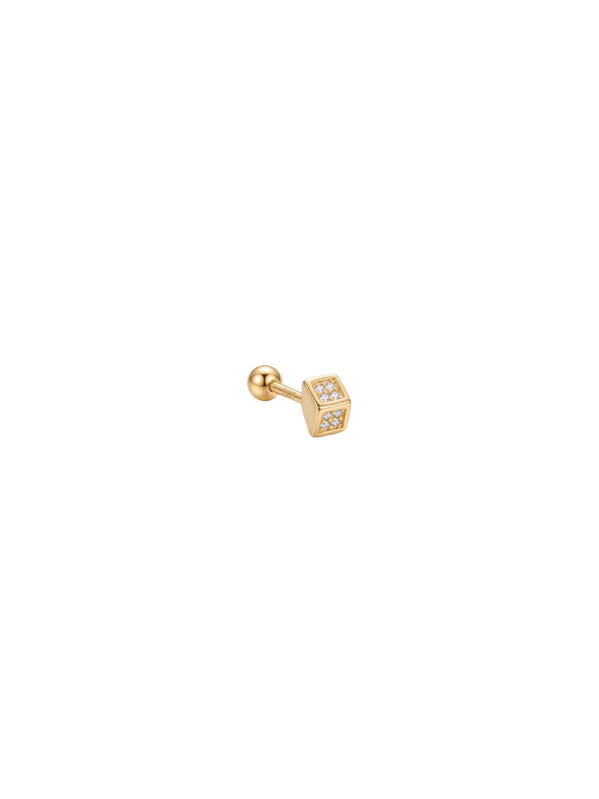 Archive Crystal Cube Piercing