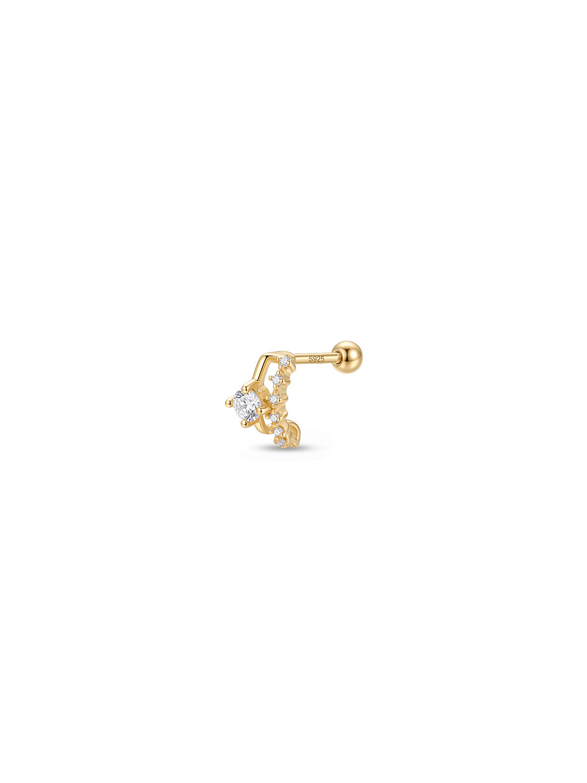Archive Crystal Curve Piercing
