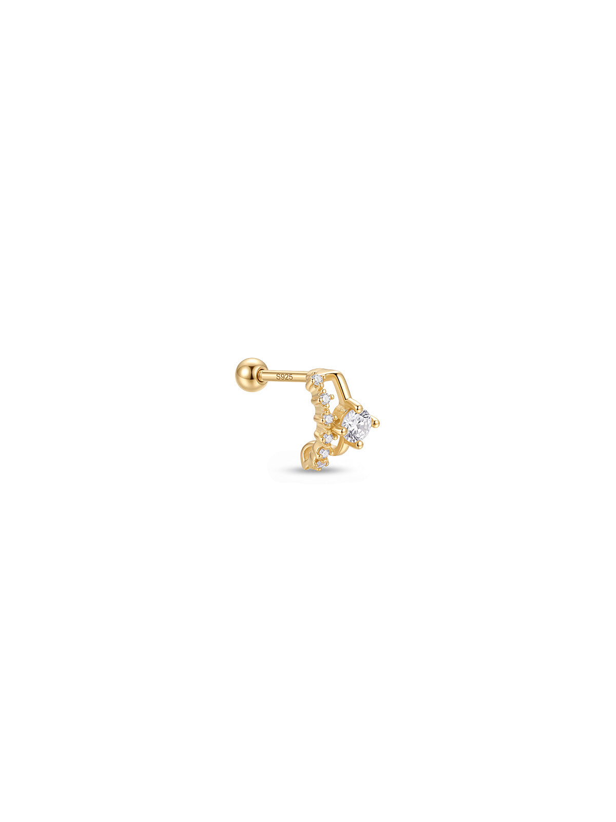 Archive Crystal Curve Piercing