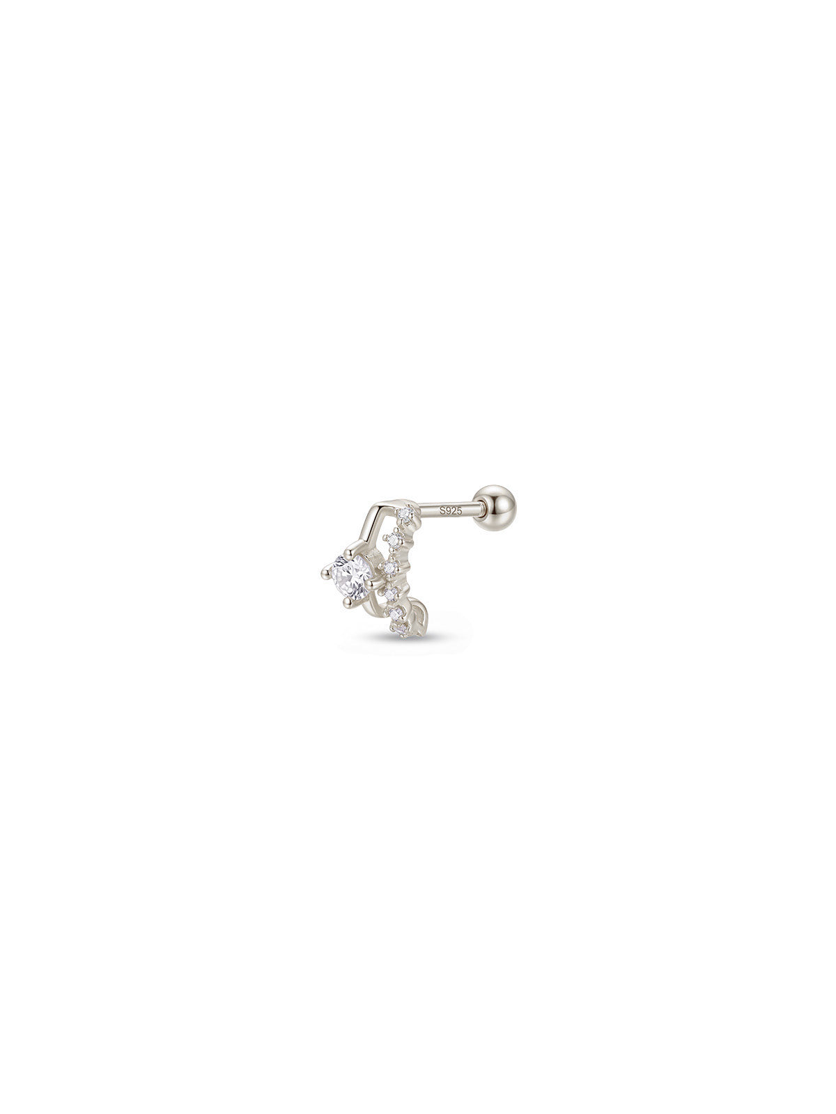 Archive Crystal Curve Piercing