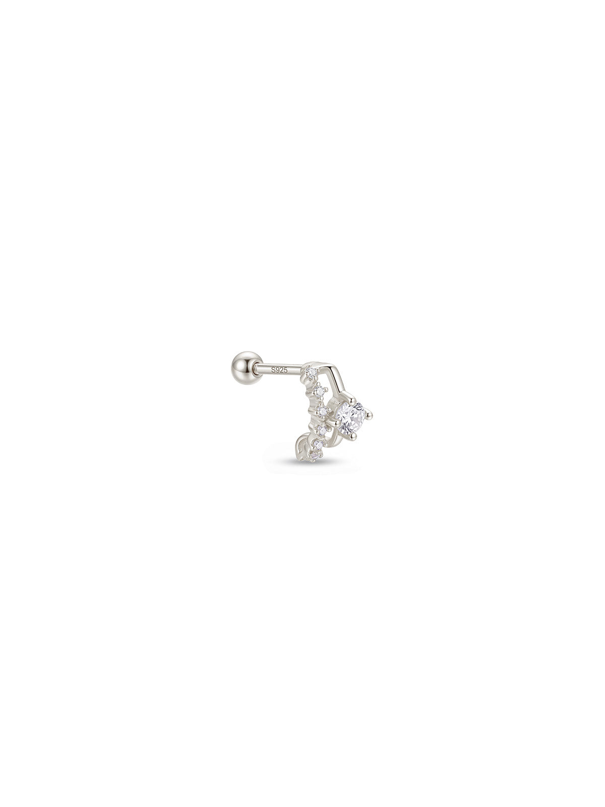 Archive Crystal Curve Piercing