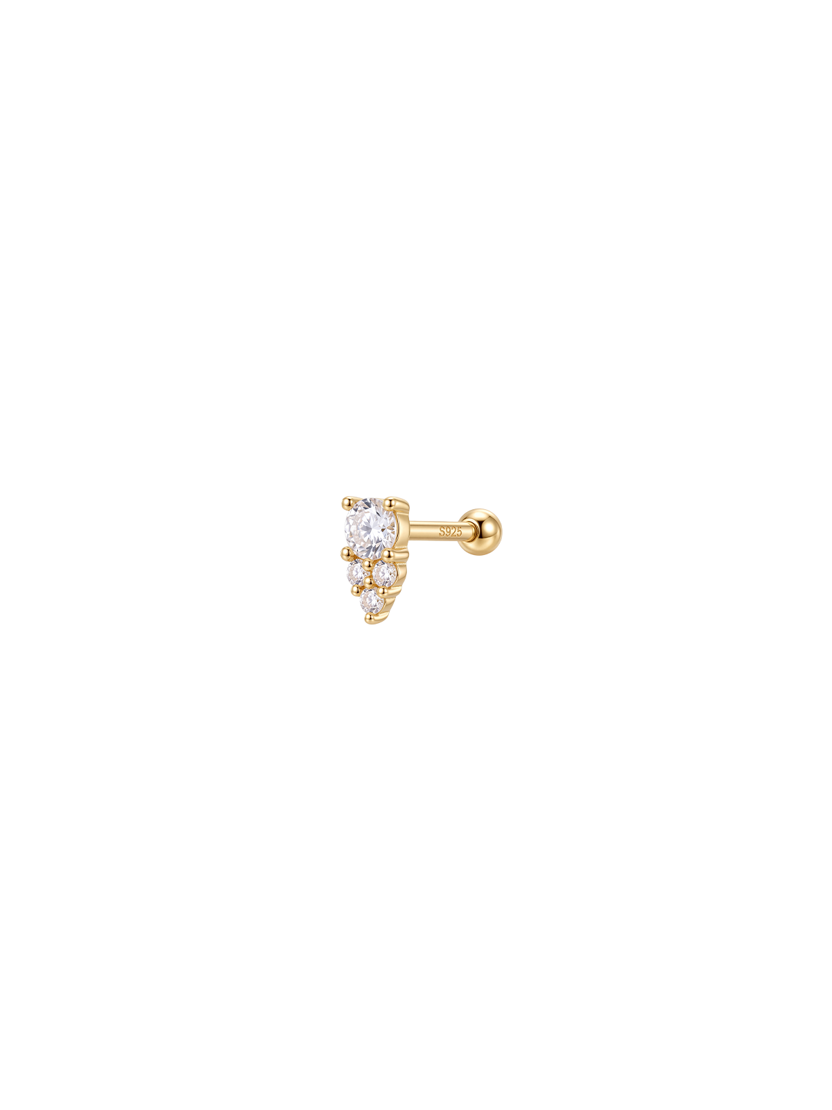 Archive Crystal Drop Piercing