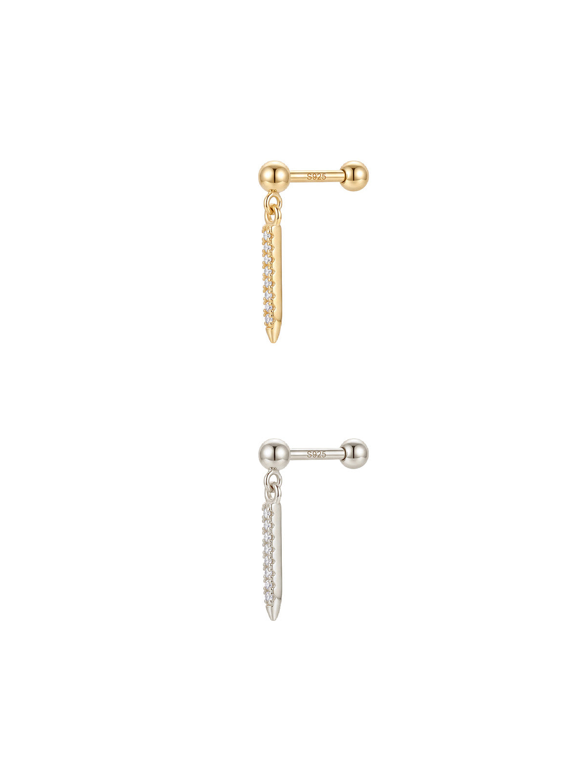Archive Crystal Spike Piercing