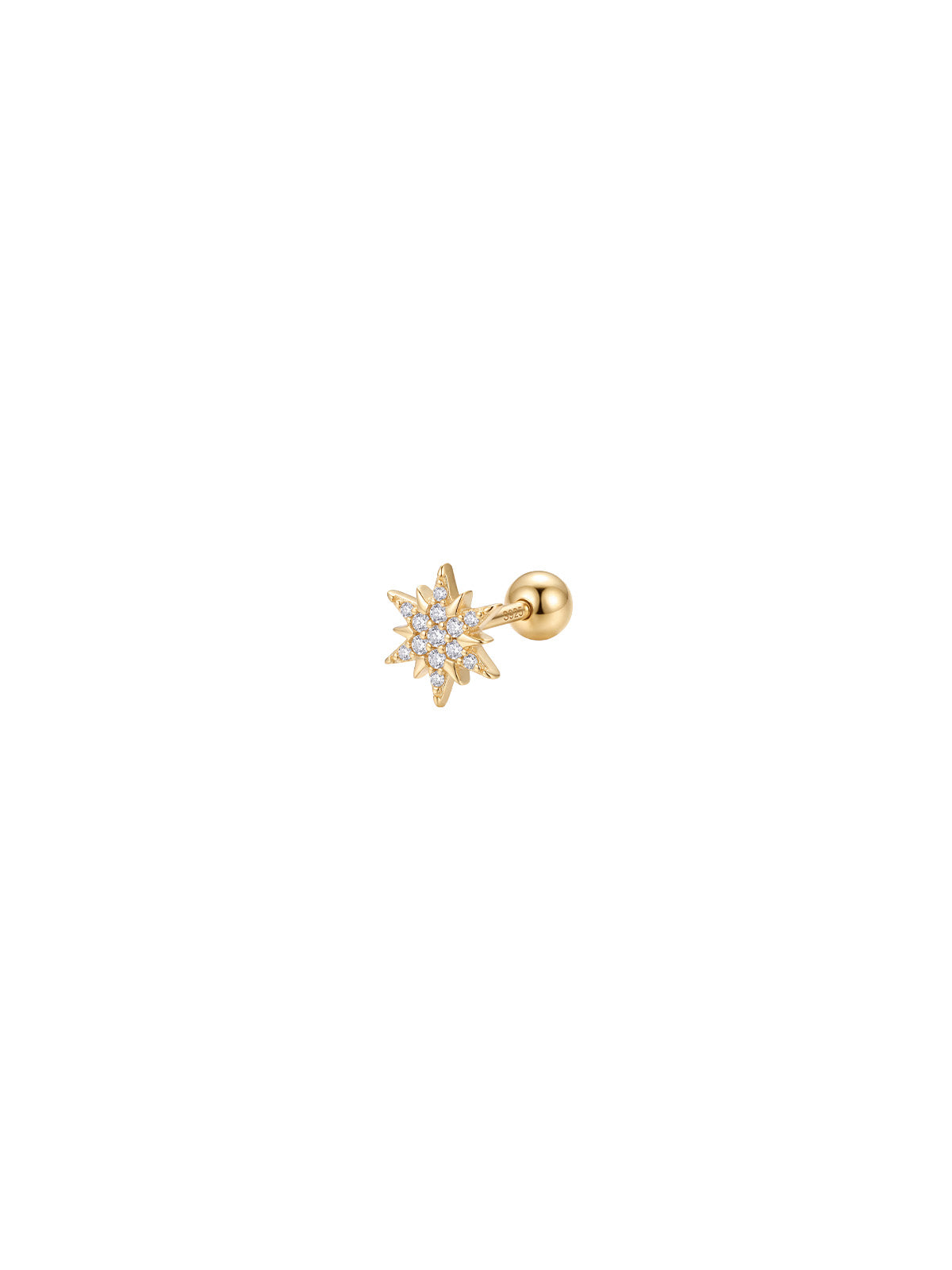 Archive Crystal Starburst Piercing