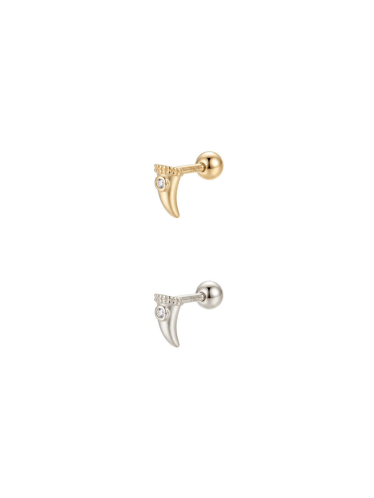 Archive Crystal Tusk Piercing