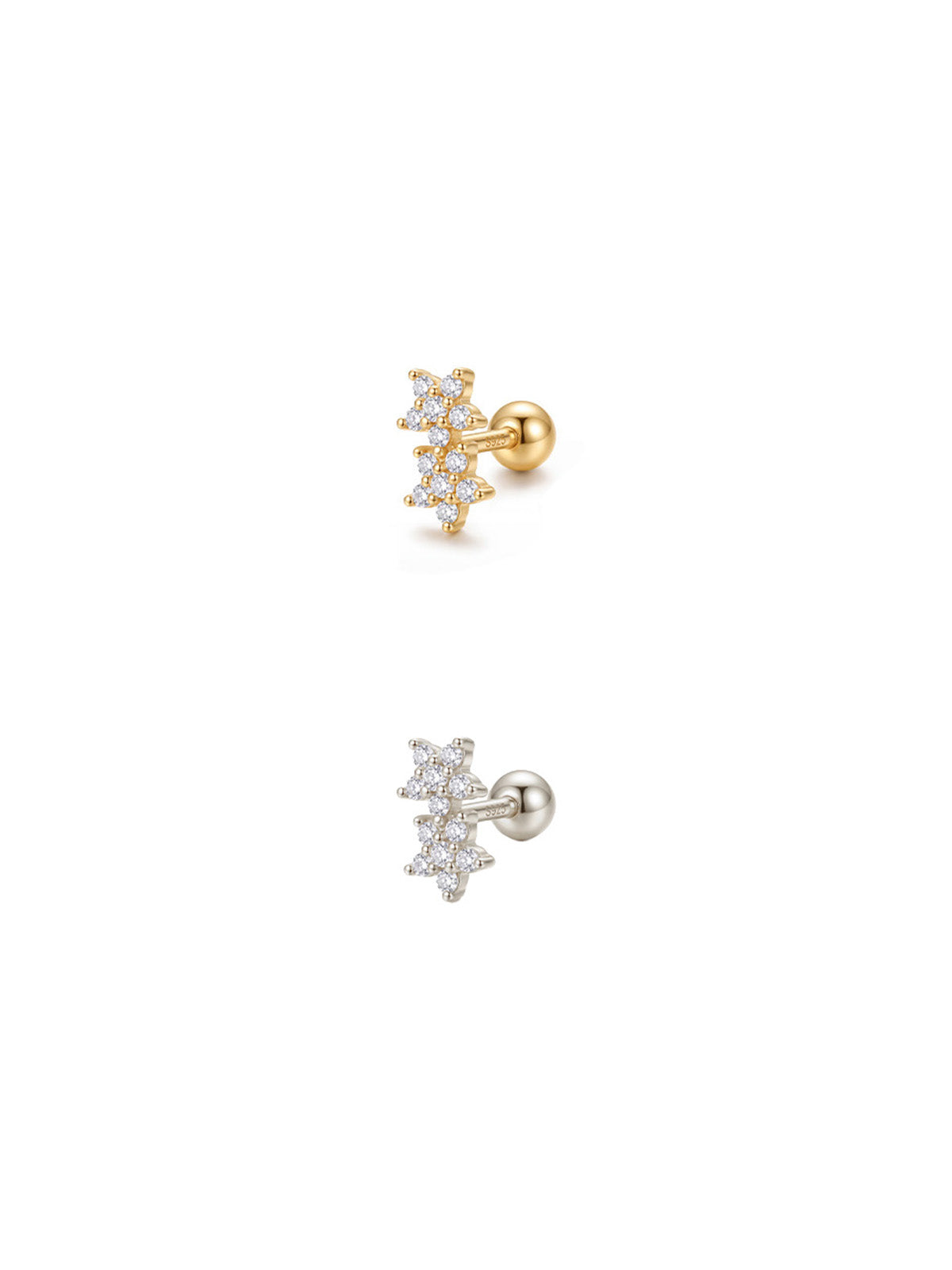 Archive Crystal Vine Piercing