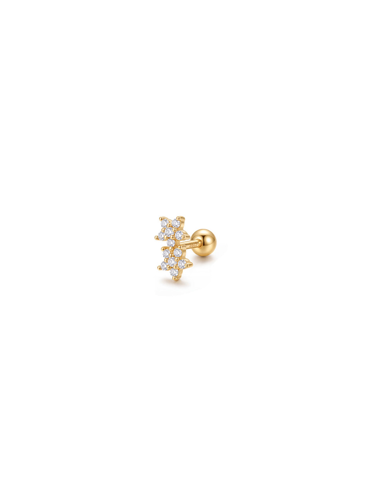 Archive Crystal Vine Piercing