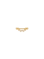 Archive Crystal Zigzag Piercing