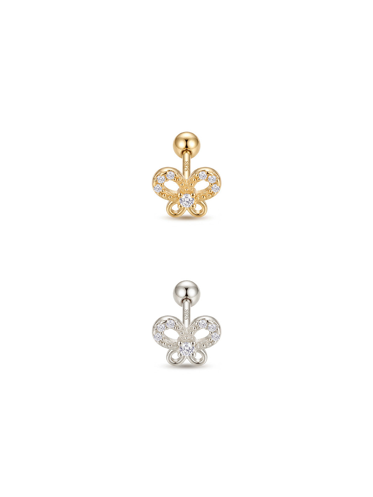 Archive Filigree Butterfly Piercing