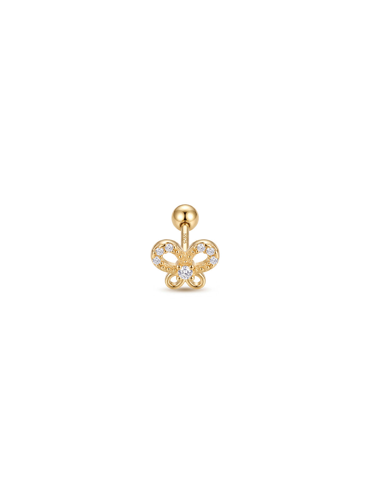 Archive Filigree Butterfly Piercing