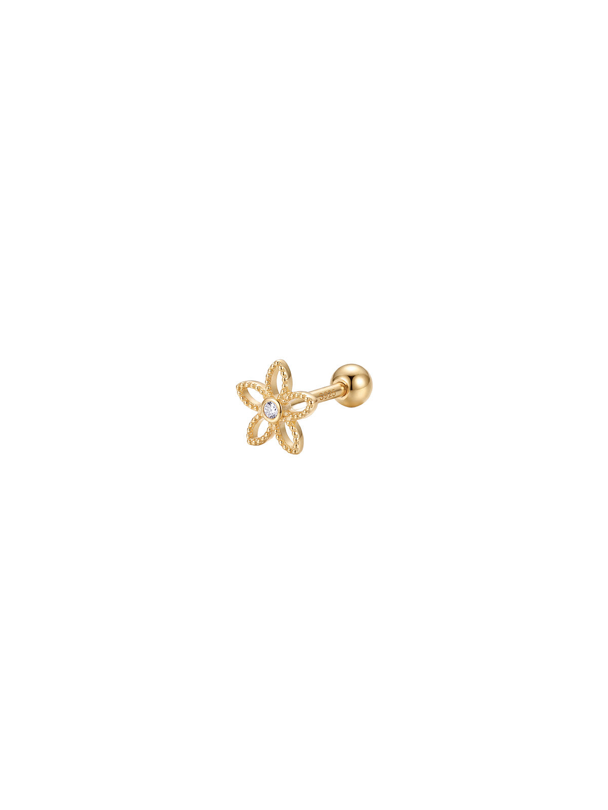 Archive Filigree Flower Piercing