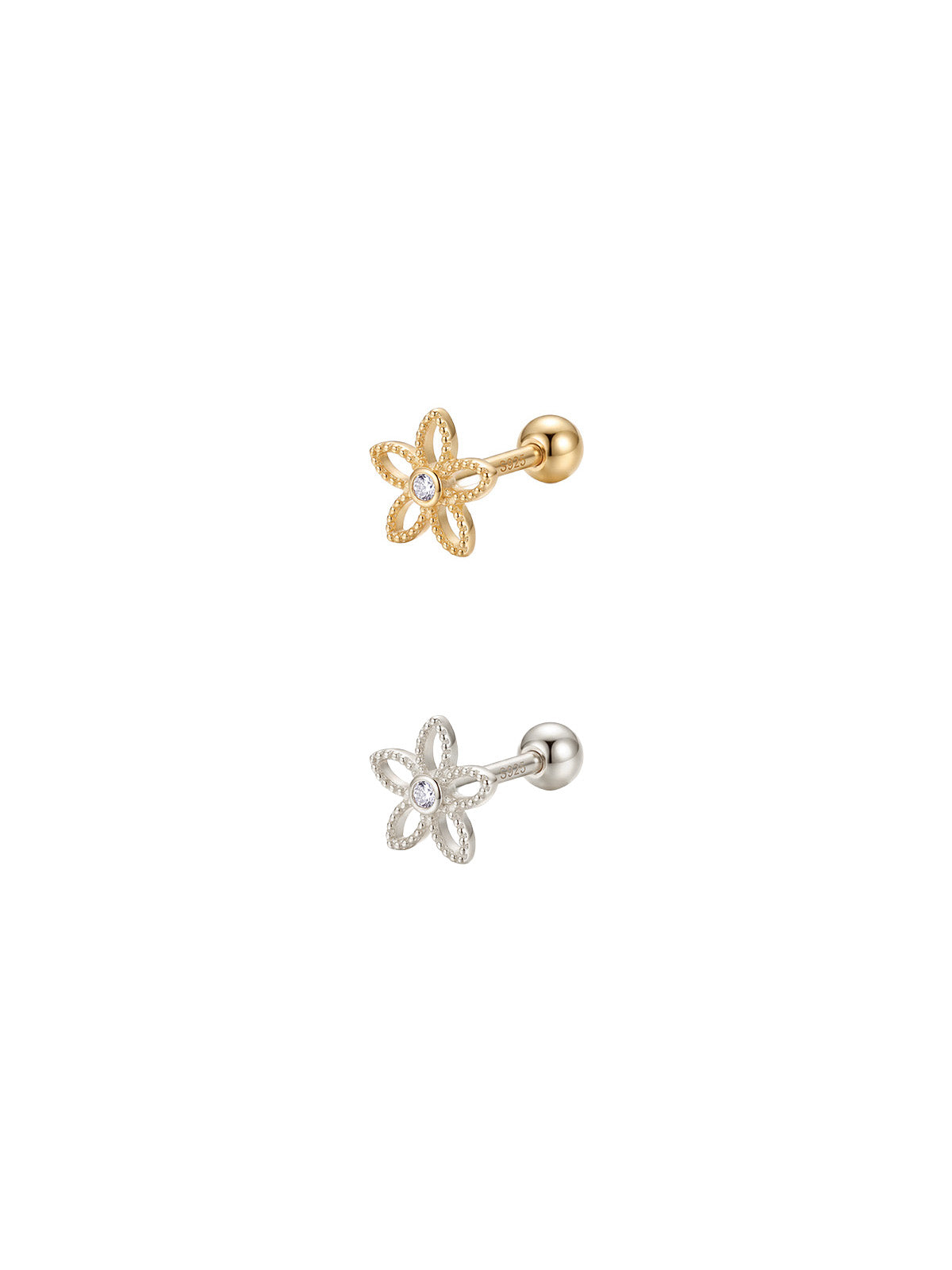 Archive Filigree Flower Piercing