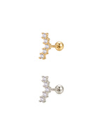 Archive Five Crystal Curve Piercing