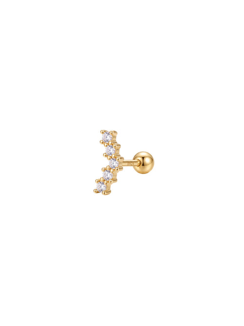 Archive Five Crystal Curve Piercing