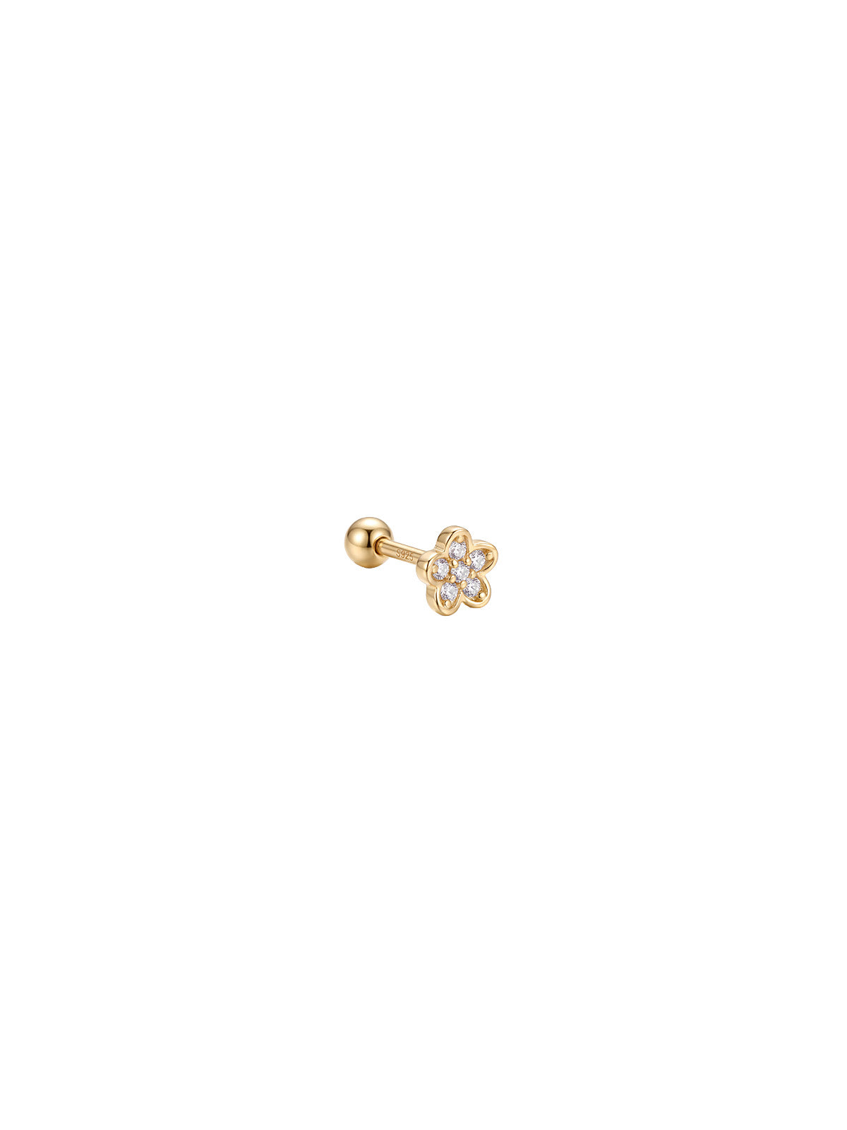 Archive Five Petal Blossom Piercing