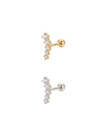 Archive Graduated Crystal Curve Piercing