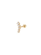 Archive Graduated Crystal Curve Piercing