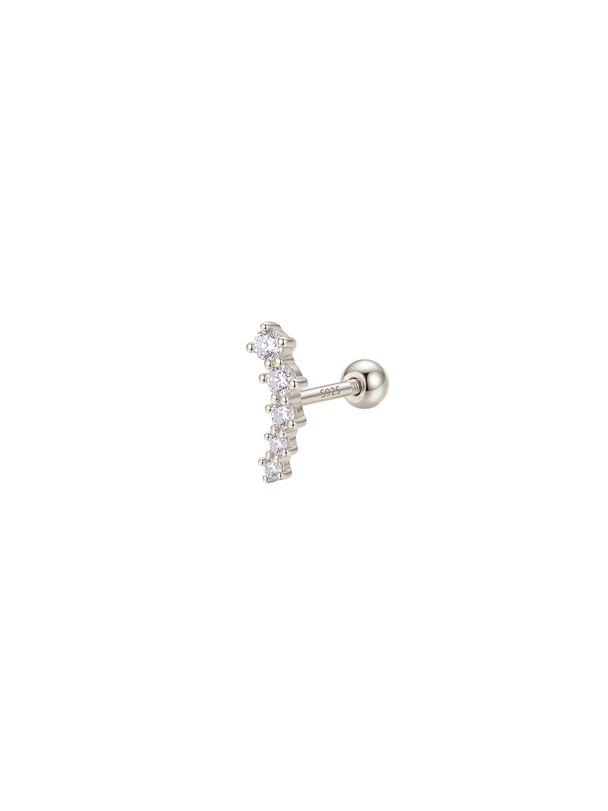 Archive Graduated Crystal Curve Piercing
