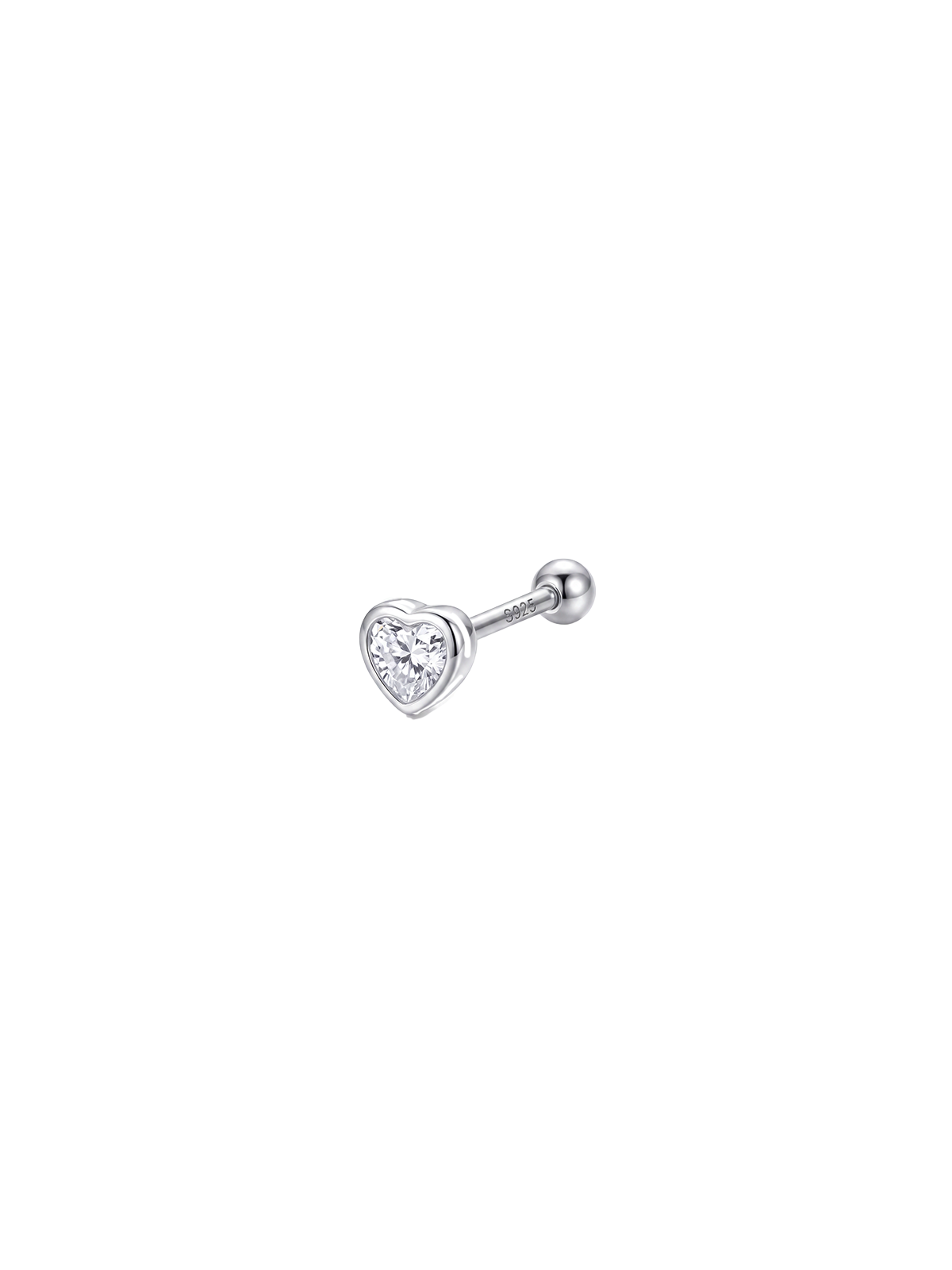 Archive Heart Solitaire Piercing
