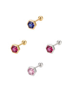 Archive Hexagon Bezel Piercing