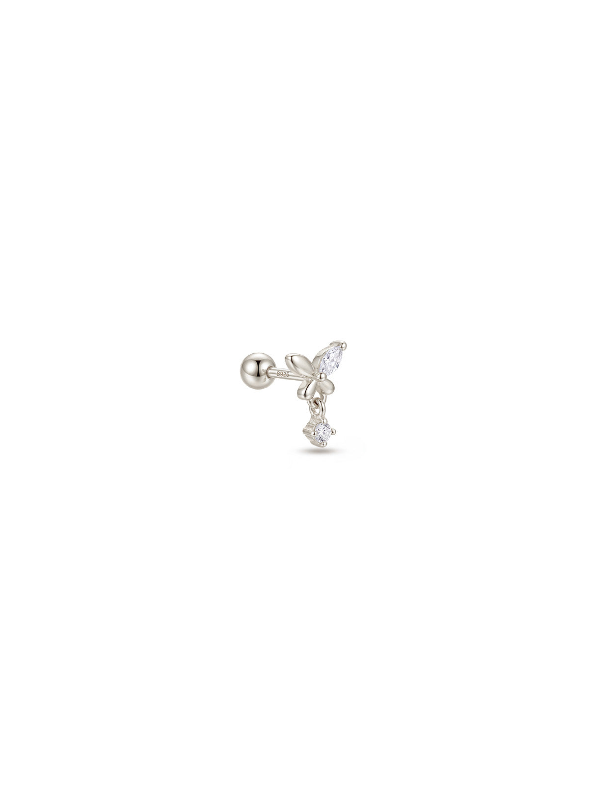 Archive Marquise Butterfly Drop Piercing