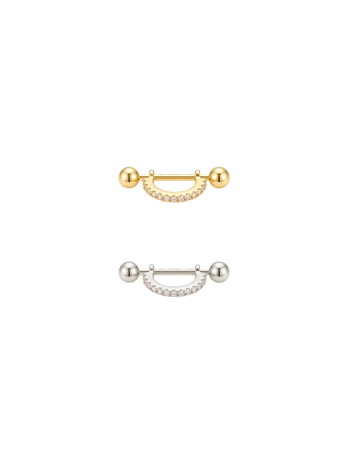 Archive Pavé Arc Piercing
