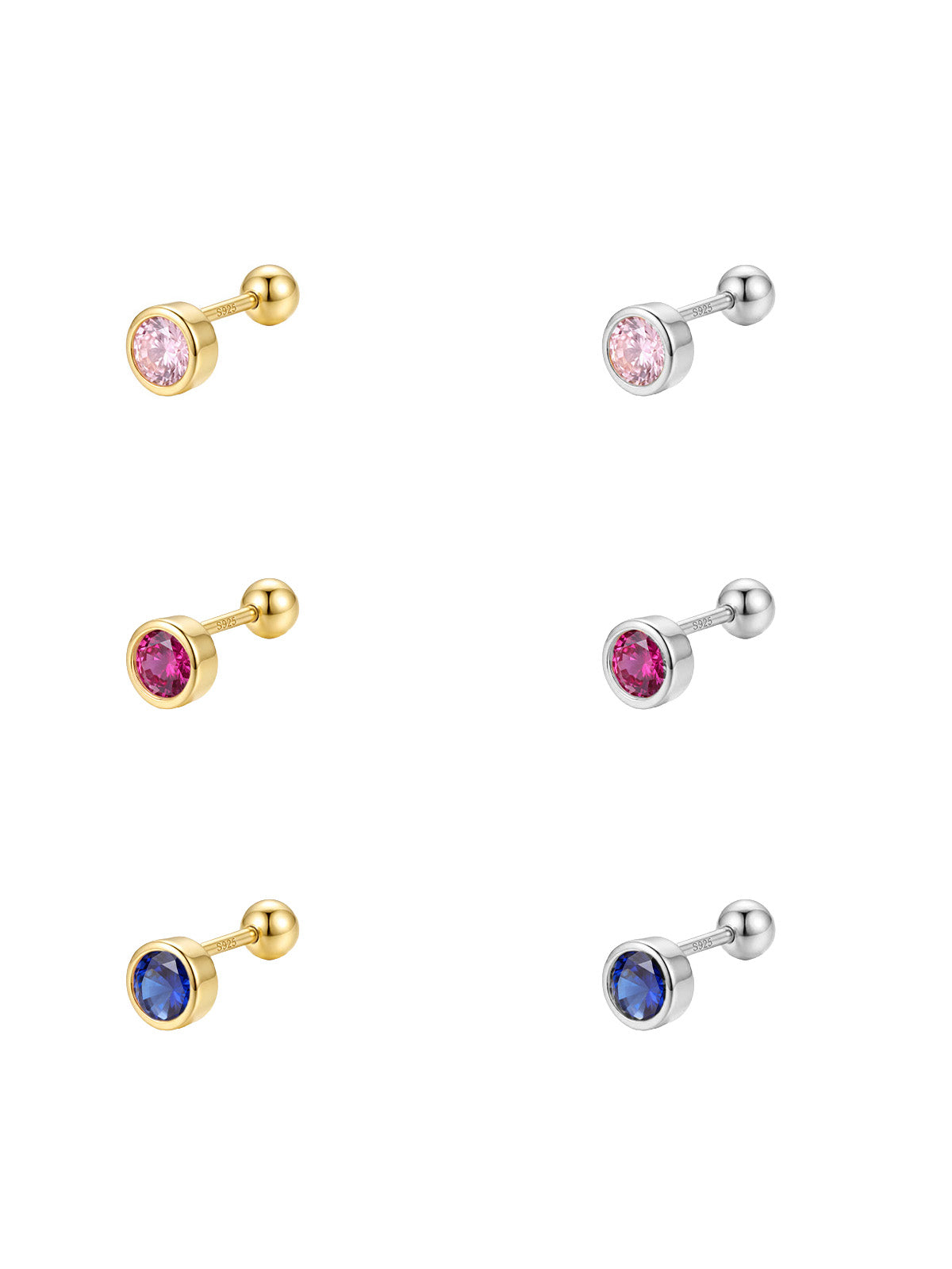 Archive Round Bezel Piercing