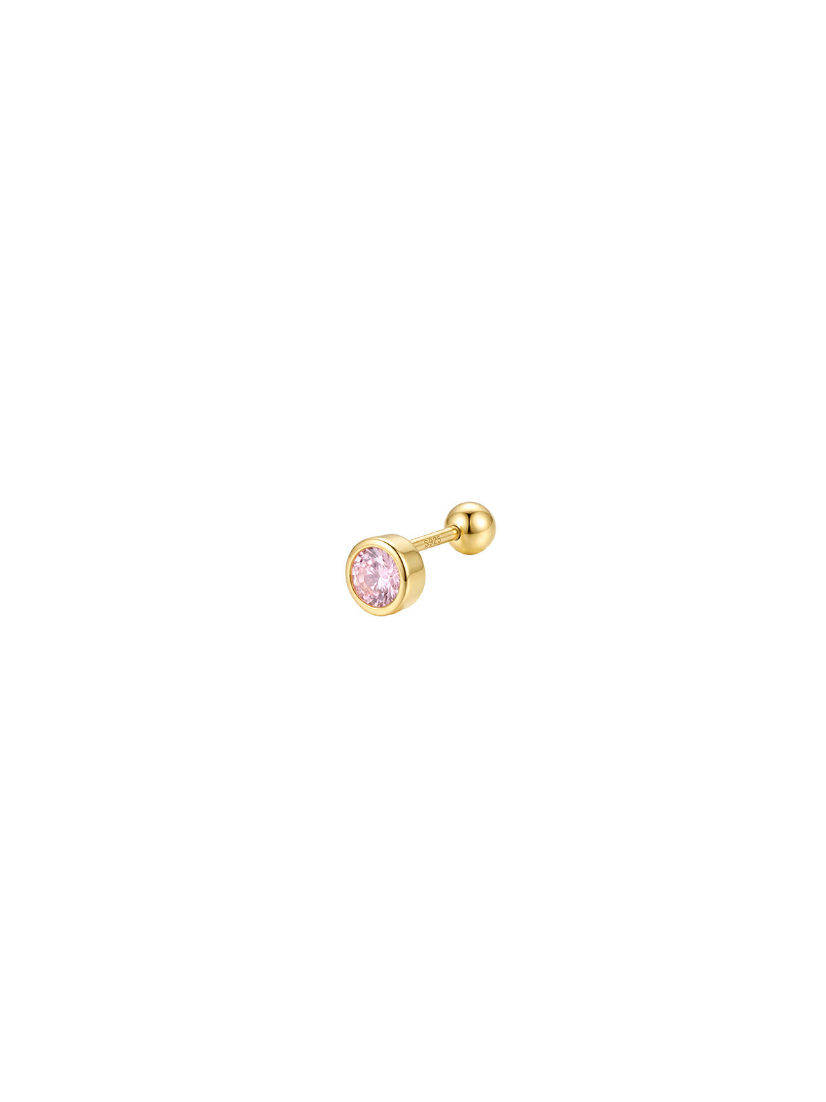 Archive Round Bezel Piercing