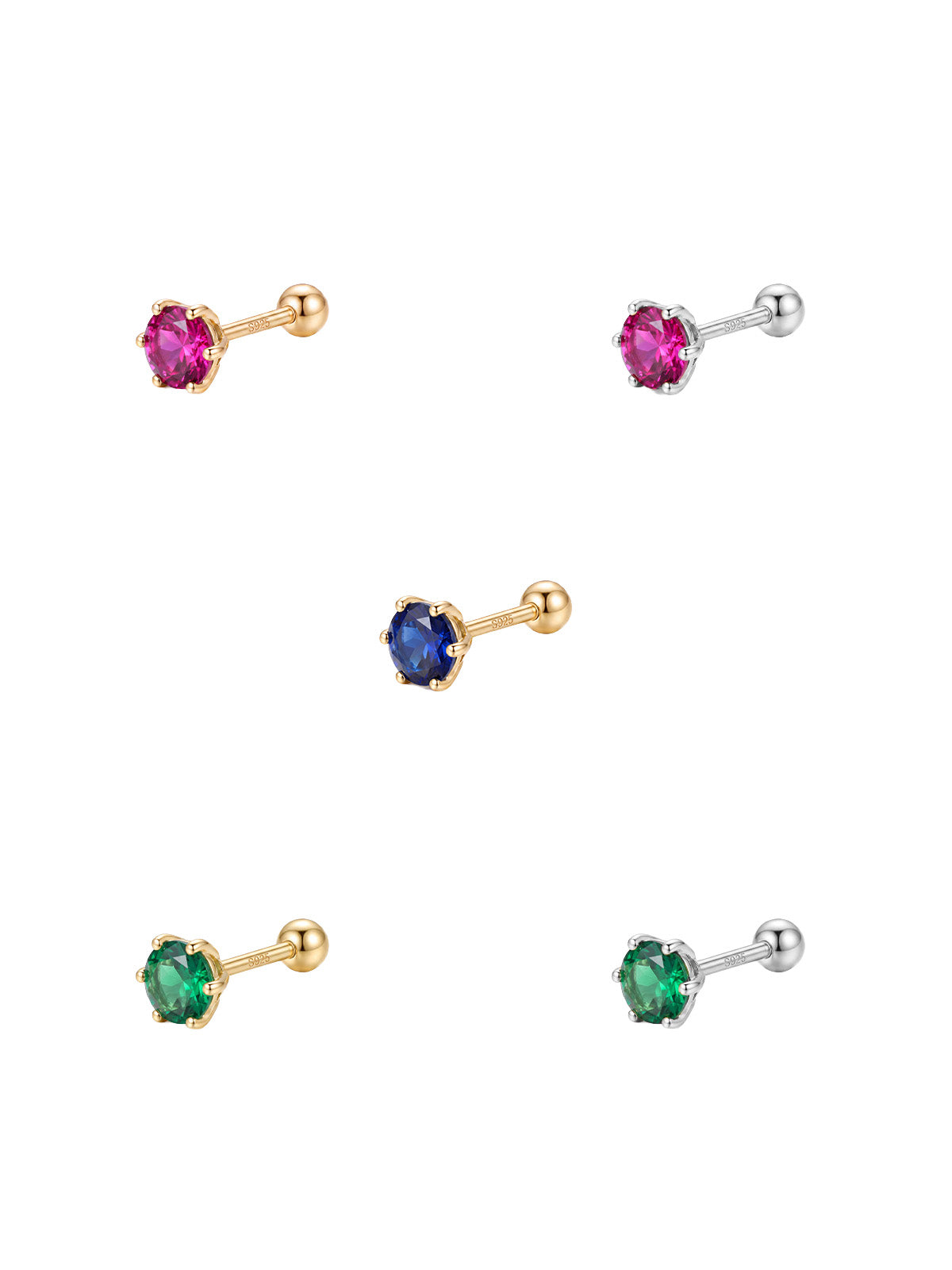 Archive Round Solitaire Piercing