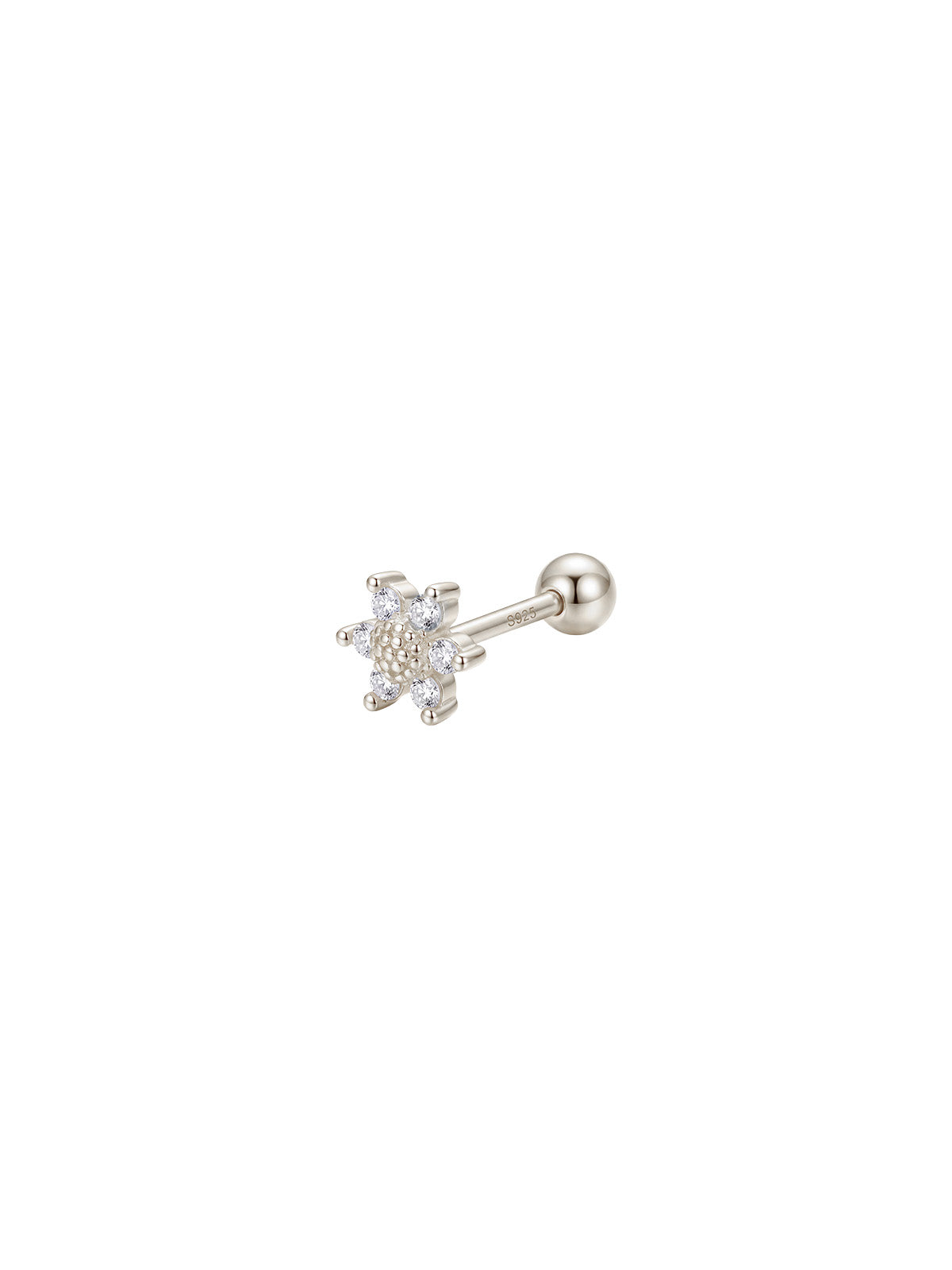 Archive Six Crystal Flower Piercing