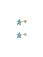 Archive Turquoise Cluster Flower Piercing