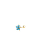 Archive Turquoise Cluster Flower Piercing