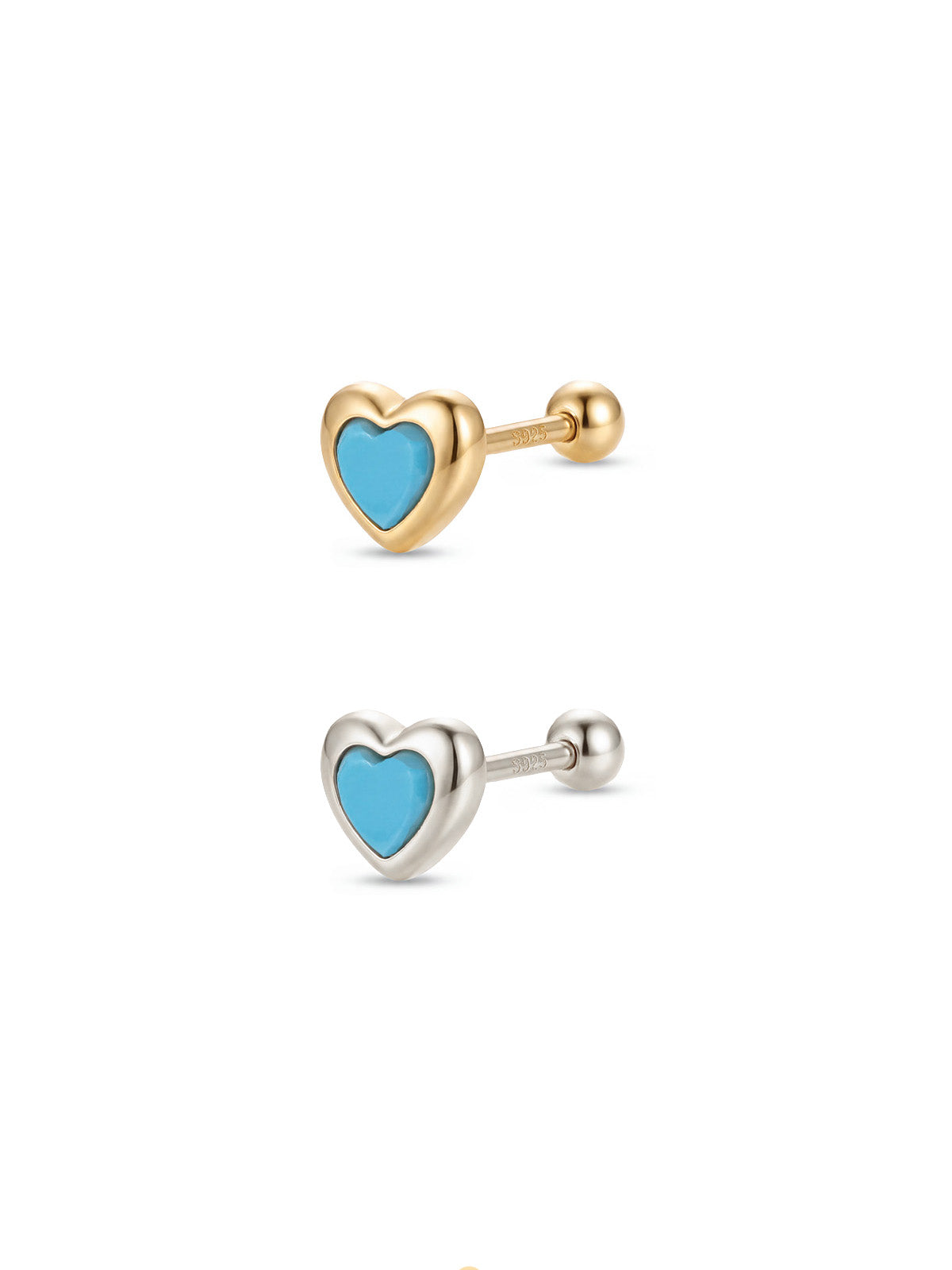 Archive Turquoise Heart Piercing