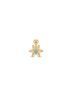 Archive Turquoise Snowflake Piercing
