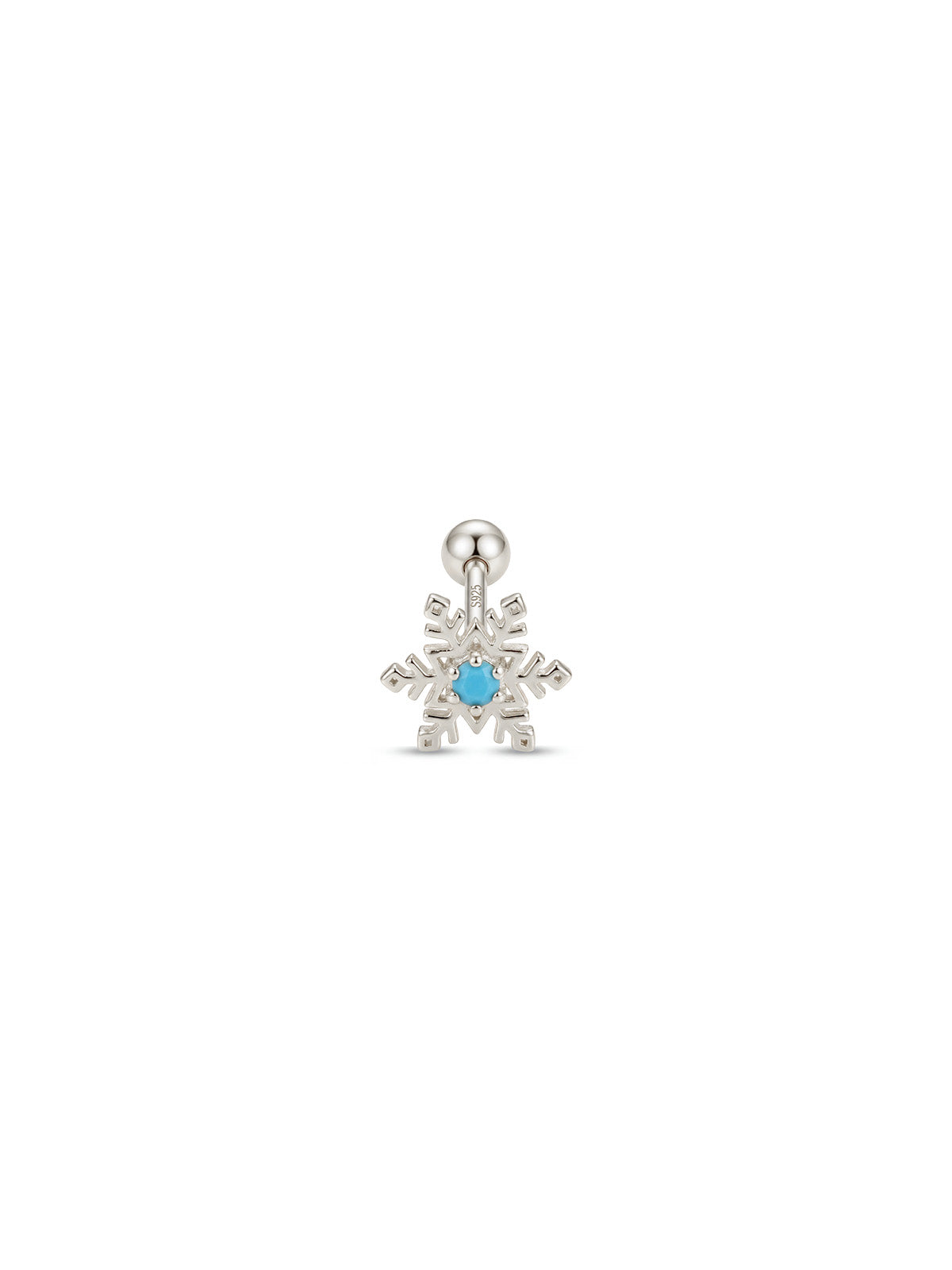 Archive Turquoise Snowflake Piercing