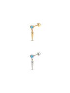 Archive Turquoise Spike Piercing