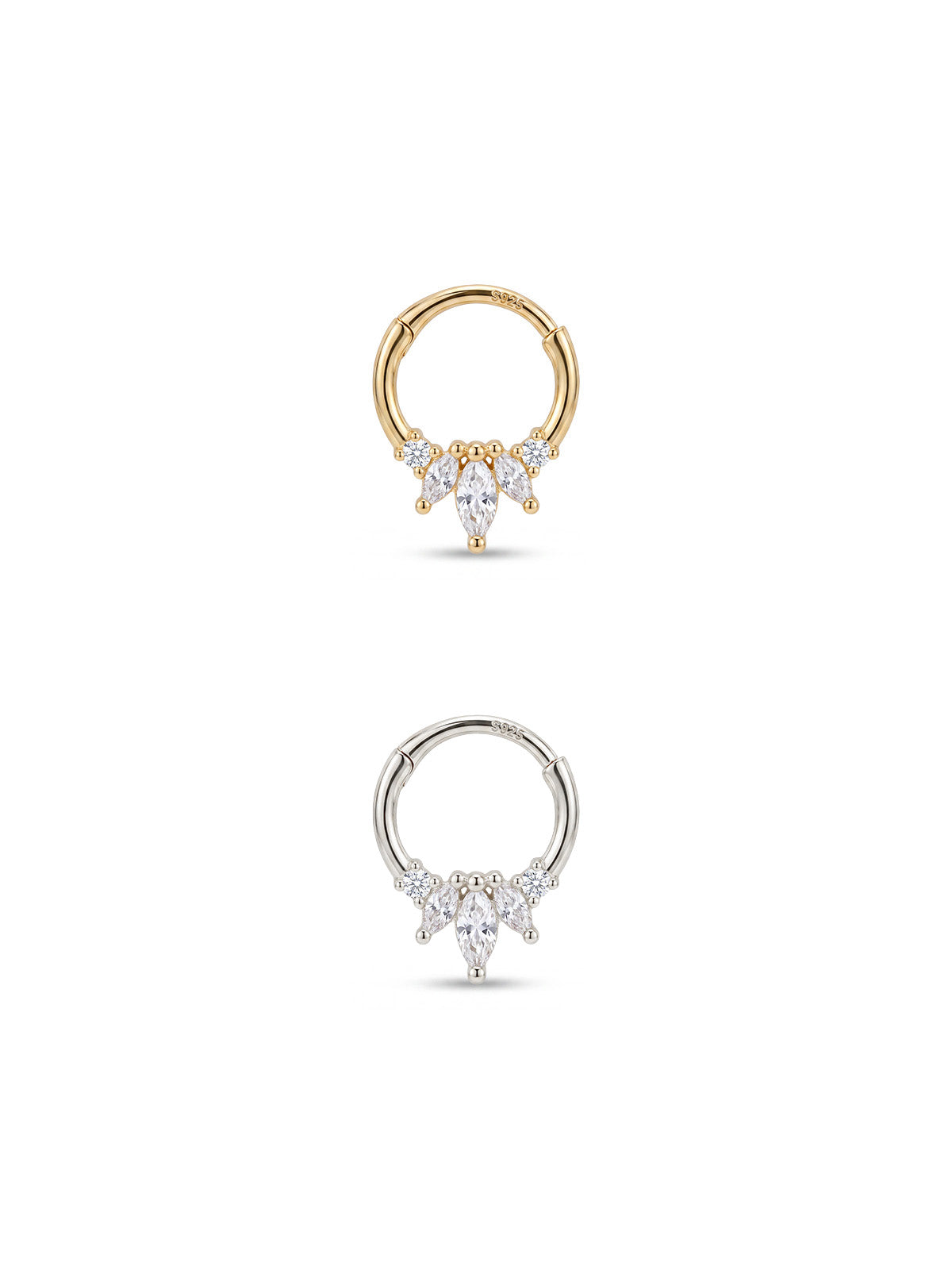 Archive Marquise Crown Daith Halka Piercing