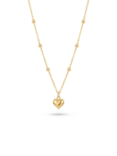 Aura Beaded Heart Kolye